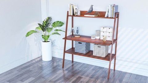 BÀN LÀM VIỆC-KỆ ĐA NĂNG 3 TẦNG