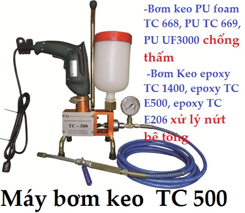 Hướng Dẫn Thi Công Máy Bơm Keo PU TC 500 Đúng Kỹ Thuật Nhất