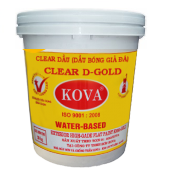 KOVA CLEAR-D-Sơn Phủ Bóng Hệ Dầu