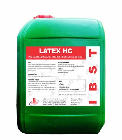 Latex HC – Phụ Gia Chống Thấm Và Tác Nhân Kết Nối Cho Vữa