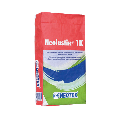 Neolastik 1K - Xi măng chống thấm được gia cường sợi đàn hồi