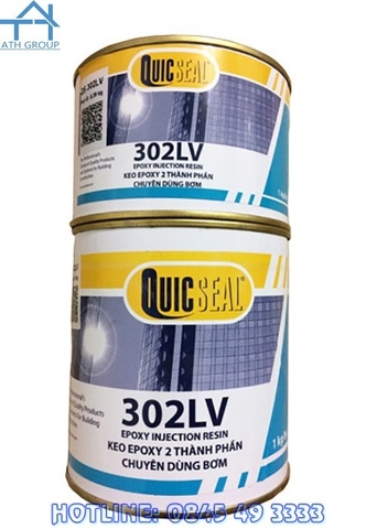 Quicseal 302LV - Keo Epoxy Xử Lý Vết Nứt