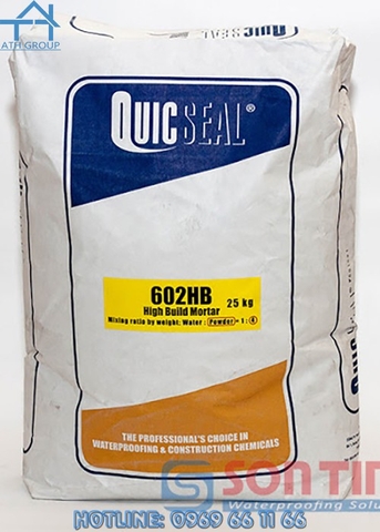 Quicseal 602HB - Vữa trộn sẵn mác cao