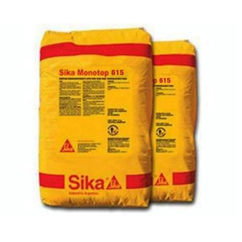 Sika MonoTop 615 HB – Vữa Sửa Chữa Bê Tông Gốc Polymer Cải Tiến Một Thành Phần