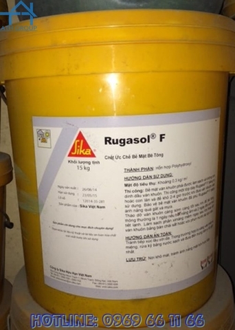 Rugasol F - Chất Ức Chế Bề Mặt Bê Tông Dạng Sệt