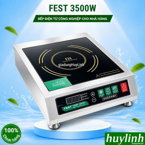 Bếp điện từ đơn công nghiệp FEST 3500W - Phù hợp cho quán - nhà hàng - khách sạn