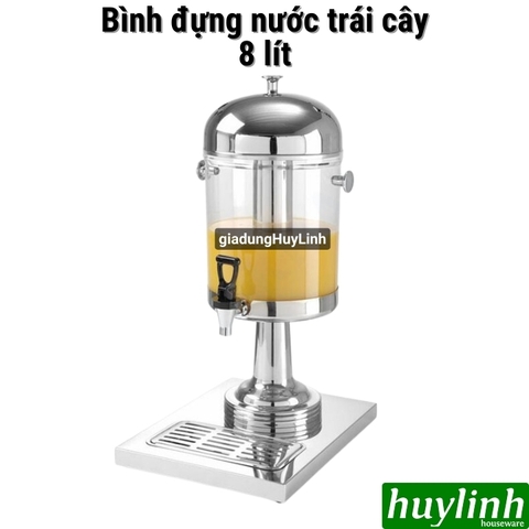 Bình đựng nước trái cây hoa quả dung tích 8 lít - Bình buffet - bình nước khách sạn