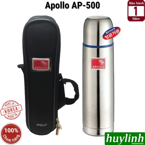 Bình lưỡng tính giữ nhiệt nóng lạnh Apollo AP-500 - 500ml
