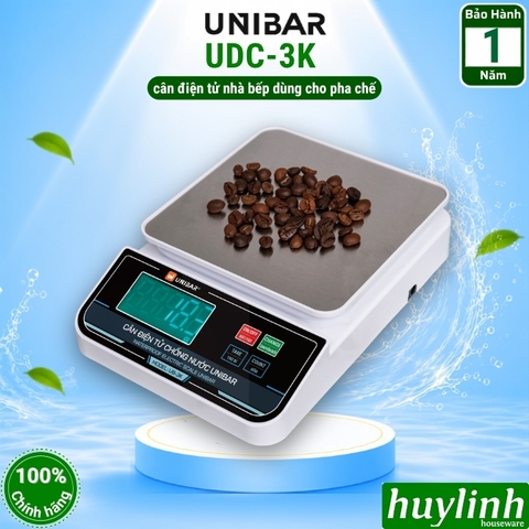 Cân điện tử nhà bếp chống nước Unibar UDC-3K (UB-3K) - có chức năng đếm số lượng