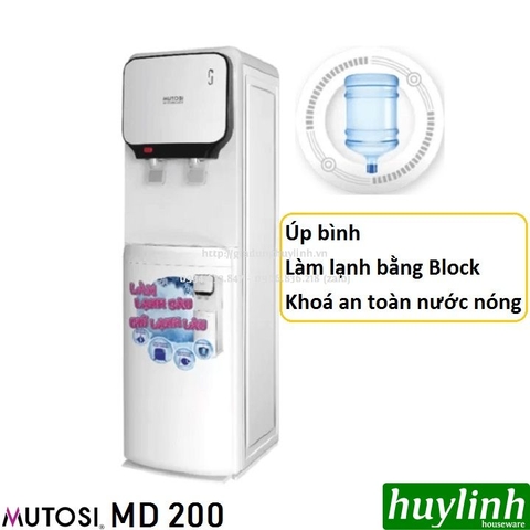 Cây nước nóng lạnh Mutosi MD-200 - Làm lạnh bằng Block