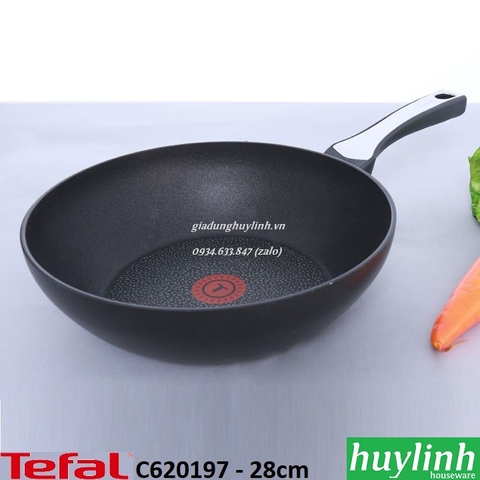 Chảo xào sâu lòng chống dính đáy từ Tefal Expertise C6201972 - 28 cm