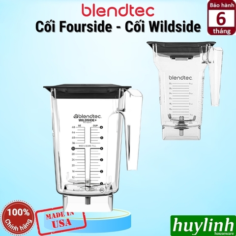 Cối Blendtec thay thế cho máy xay - Cối FourSide - Cối WildSide