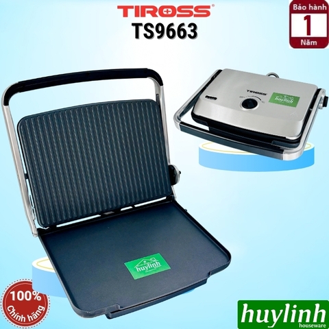 Kẹp - Máy nướng điện đa năng Tiross TS9663 - 2000W