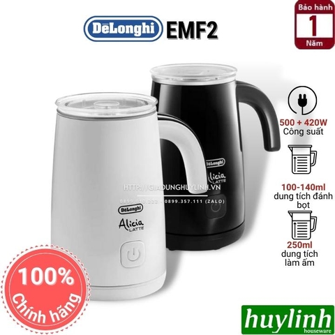 Máy đánh sữa tạo bọt Delonghi Alicia EMF2