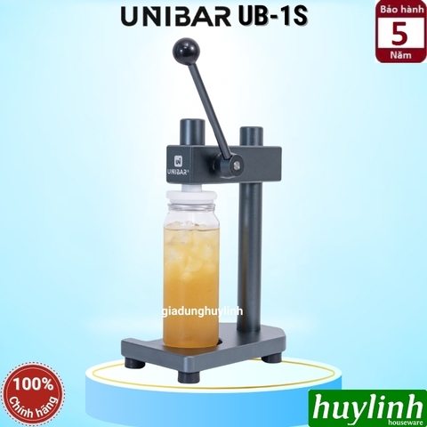 Máy dập nắp lon chuyên dụng Unibar UB-1S - sử dụng lon 350 - 500 - 700ml