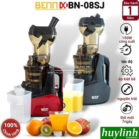 Máy ép chậm Bennix BN-08SJ - 150W - Ép nguyên trái