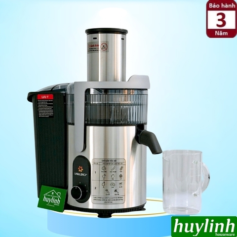 Máy ép trái cây nhanh Uniblend SS-83 - 1200W - Mẫu mới 2025 - Lưới ép cải tiến hạn chế xơ 0.3mm