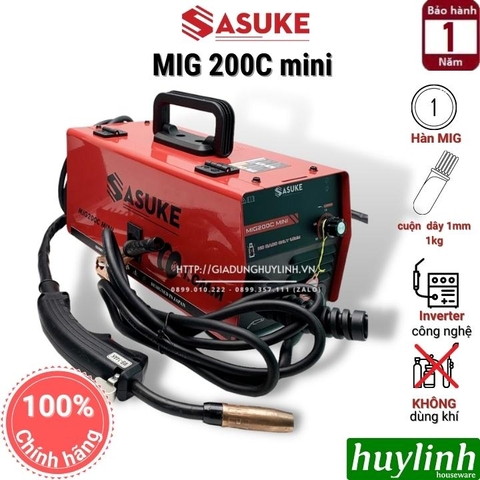 Máy hàn Sasuke Mig 200C mini - Không dùng khí