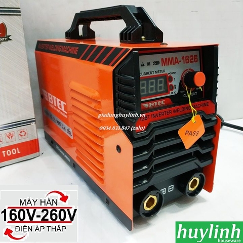 Máy hàn que inverter Btec MMA-1626 [160-260V]