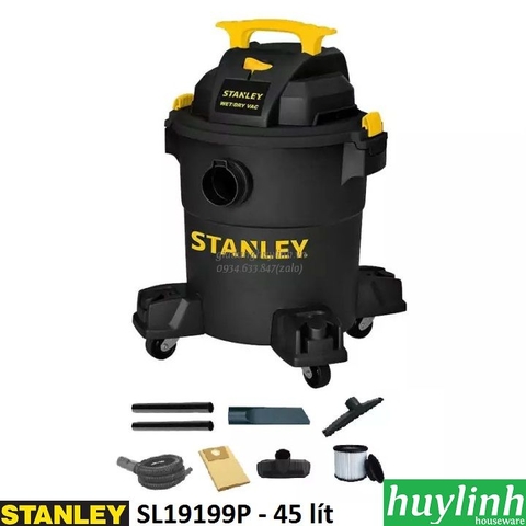 Máy hút bụi công nghiệp khô và ướt Stanley SL19199P - 45 lít - 5.5HP