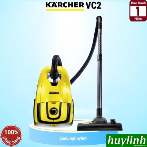 Máy hút bụi Karcher VC2 *KAP - 1100W - 2.8 lít