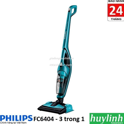 Máy hút bụi - lau sàn dùng pin 3 trong 1 Philips FC6404 - 18V