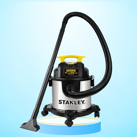 Máy hút bụi 3 chức năng Stanley SL19301-4BA  - Thùng inox 15 lít - 900W - hút khô - ướt - thổi bụi
