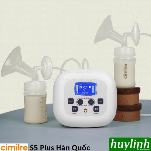 Máy hút sữa điện đôi độc lập Cimilre S5 Plus - Made in Hàn Quốc