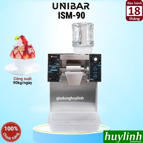 Máy làm đá bào Bingsu Unibar ISM-90 - công suất 90kg/ngày