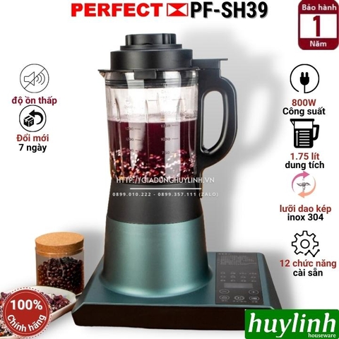 Máy làm sữa hạt đa năng Perfect PF-SH39 - 1.75 lít - 12 chức năng