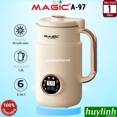 Máy làm sữa hạt mini Magic A-97 - 1.2 lít - 6 chức năng