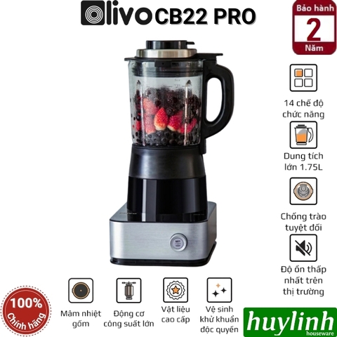 Máy xay nấu sữa hạt đa năng Olivo CB22 PRO - Tặng Sách công thức