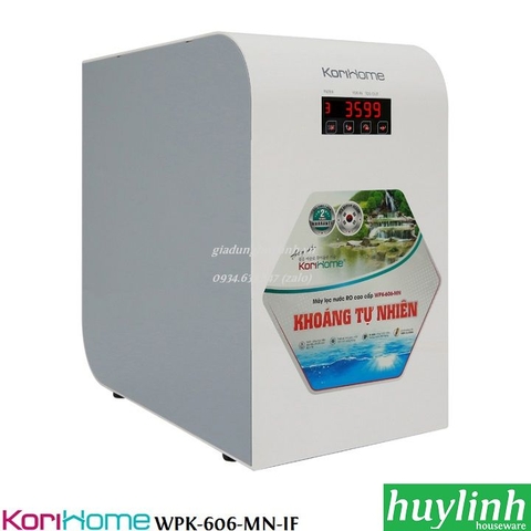 Máy lọc nước 8 lõi RO Korihome WPK-606-MN-IF