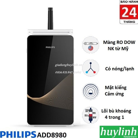 Máy lọc nước RO nóng lạnh Philips ADD8980 - Hàng chính hãng