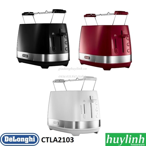 Máy nướng bánh mì Delonghi CTLA2103 - 800W - 3 màu