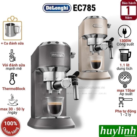 Máy pha cà phê Espresso Delonghi EC785 (GY - BG - AZ)