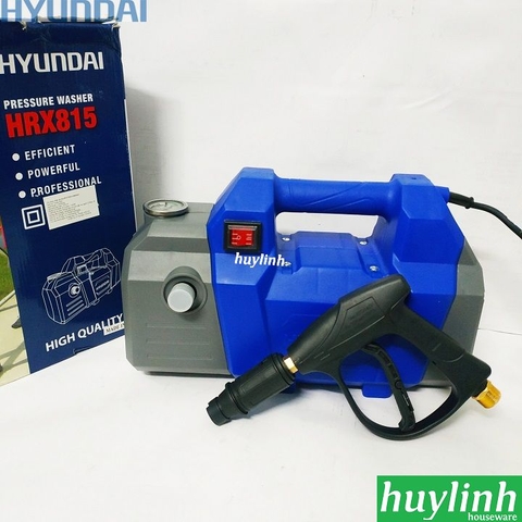 Máy phun xịt rửa xe Hyundai HRX815 - 1500W - 120 bar- tặng bình phun xà bông