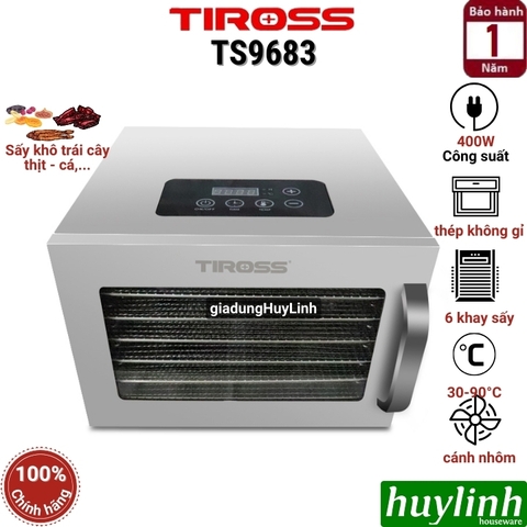 Máy sấy trái cây, hoa quả, thực phẩm Tiross TS9683