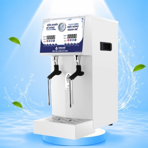 Máy sục trà sữa áp suất cao 2 vòi điện tử Yubann YB-400 - 3000W - nồi hơi 12 lít