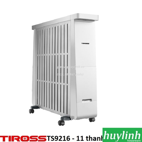 Máy sưởi dầu 11 thanh Tiross TS9216 - Vỏ chống bỏng - Hẹn giờ - Giá phơi