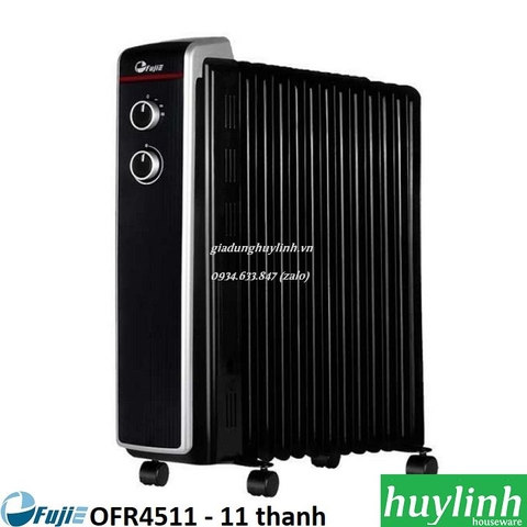 Máy sưởi dầu 11 thanh FujiE OFR4511 - 2200W