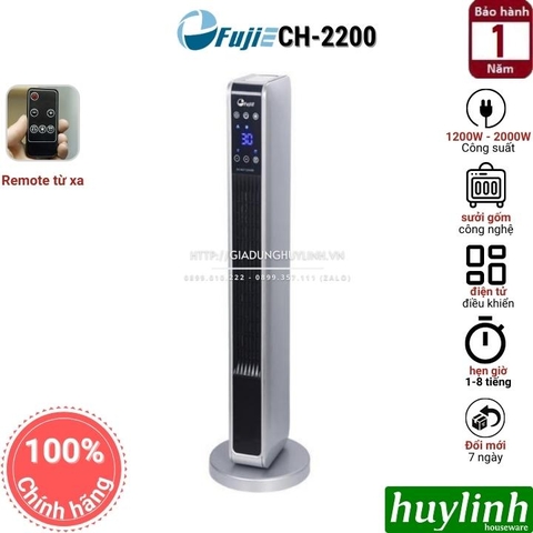 Quạt sưởi gốm Ceramic CH-2200 - 2000W