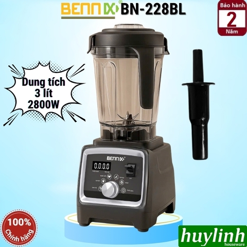Máy xay sinh tố công nghiệp Bennix BN-228BL - 2800W - 3 lít