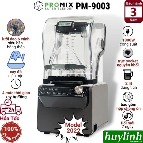 Máy xay sinh tố công nghiệp Promix PM-9003 - 1800W - 2 lít