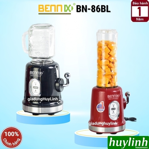 Máy xay sinh tố mini Bennix BN-86BL - 2 cối xay - 350W