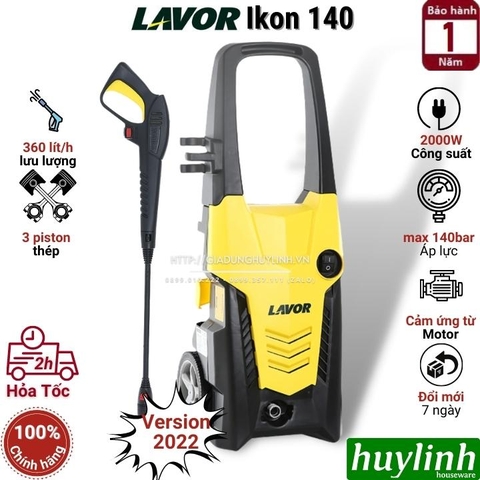 Máy xịt rửa xe cao áp Lavor IKON 140 - 2000W