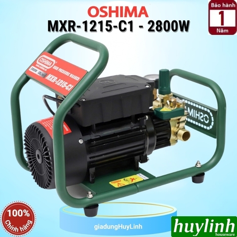 Máy rửa xe chỉnh áp Oshima MRX-1215-C1 - 2800W - Motor từ lõi đồng 100%