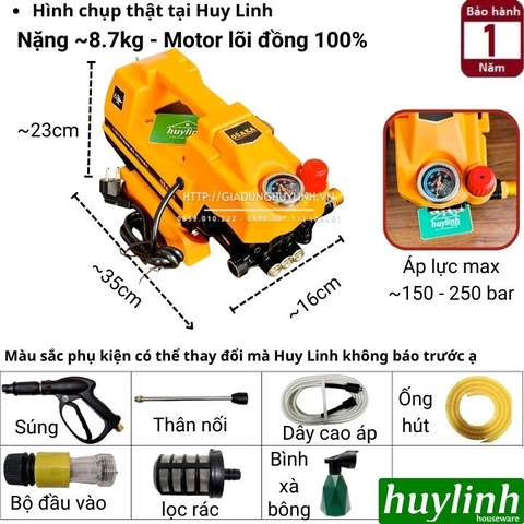 Máy xịt rửa xe chỉnh áp Osaka RS4 - 2800 W