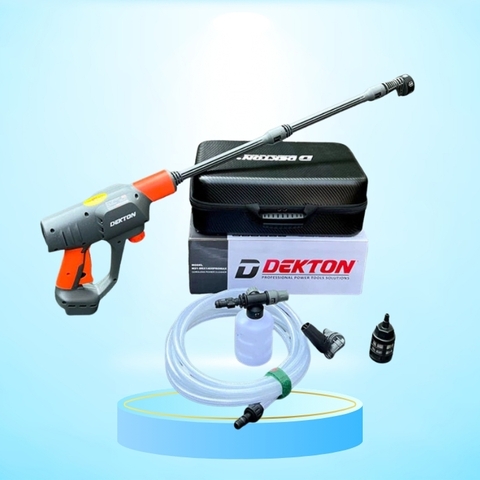 Máy xịt rửa xe dùng pin Dekton M21-SRX1406 PROMAX - 450W - Không chổi than
