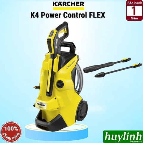 Máy xịt rửa xe cao áp Karcher K4 Power Control FLEX - mẫu mới 2026 (1.324-300.0)